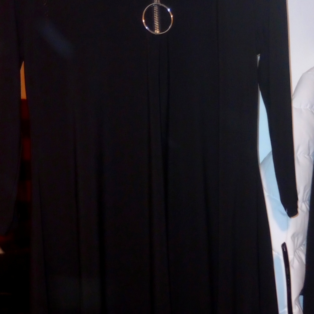 New black mask dress